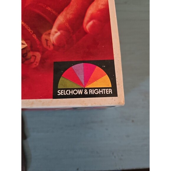 Scrabble Crossword Cubes Word Game Selchow & Righter Vintage 1976 1+ Players Fun - Picture 4 of 5